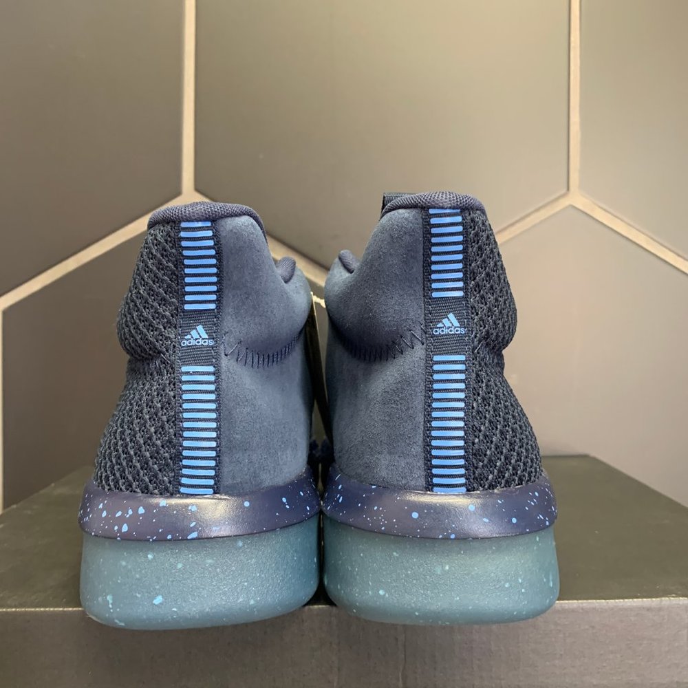 New Adidas Pro Next 2019 Navy Blue Basketball Shoe - Picture 4 of 7